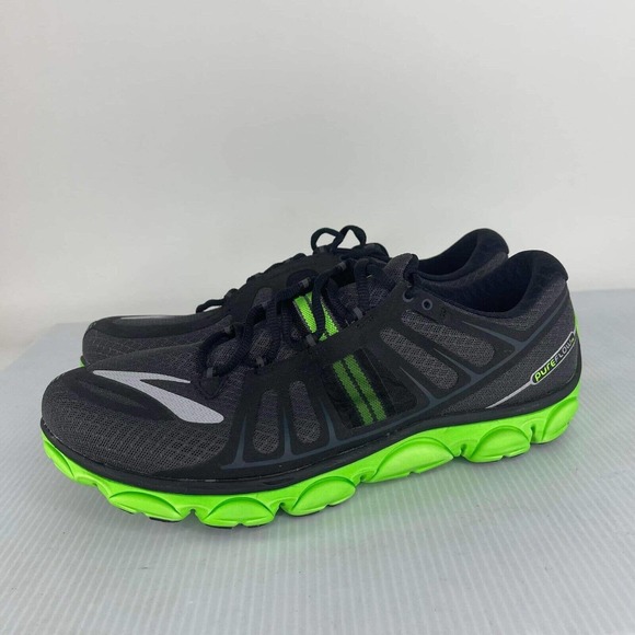 Brooks Other - Brooks PureFlow 2 Men's Running Shoes US 12 D Gray Green Athletic Sneakers